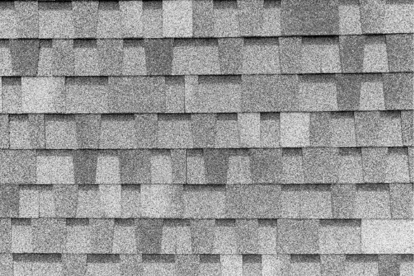 Close-up texture of asphalt shingle roofing