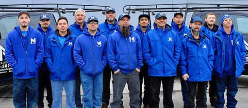 Mills Roofing employees