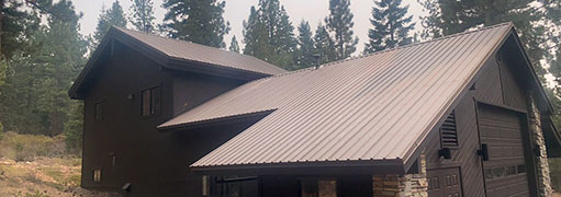 Nevada home with metal Mills Roofing roof