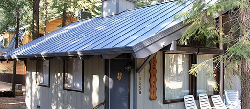 Nevada home with metal Mills Roofing roof